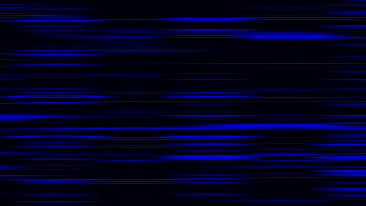 Animazione in loop di linee orizzontali blu e nere oscillanti