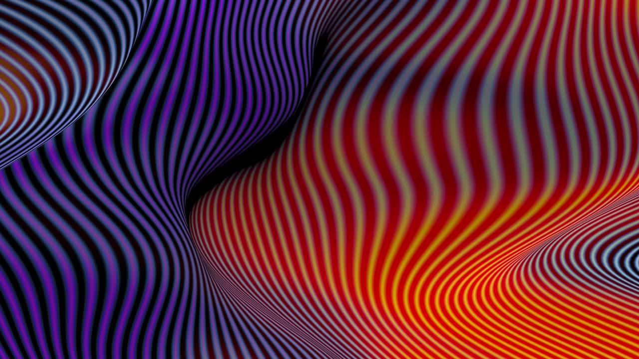 3d elastic stripes animated backdrop.