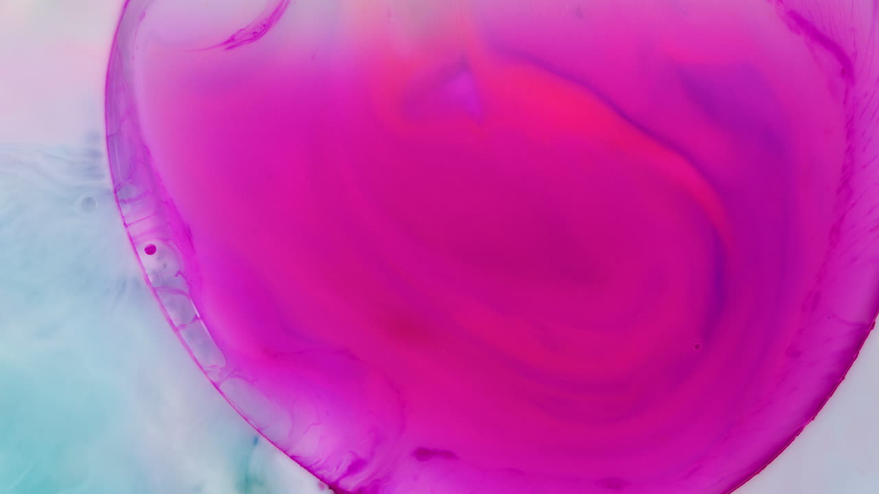 clip abstracto de la mezcla de colores de pintura