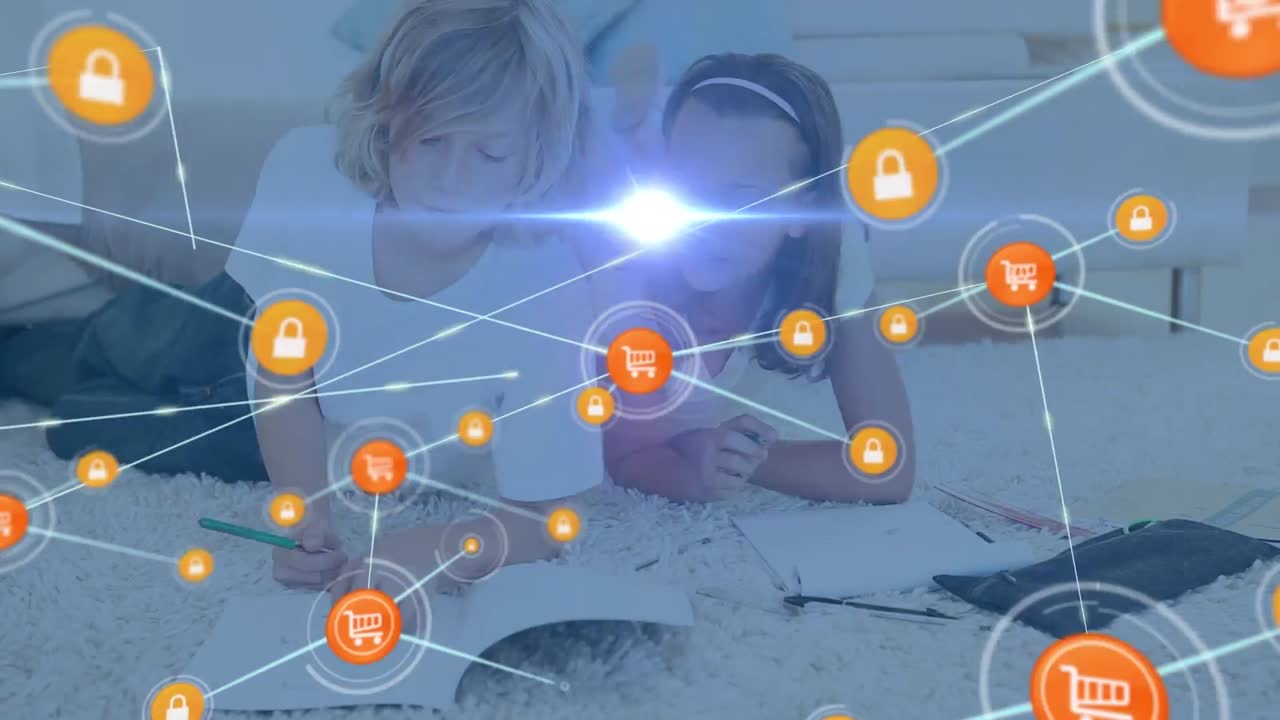 집에서 배우는 백인 형제자매에 대한 연결 네트워크의 활성화