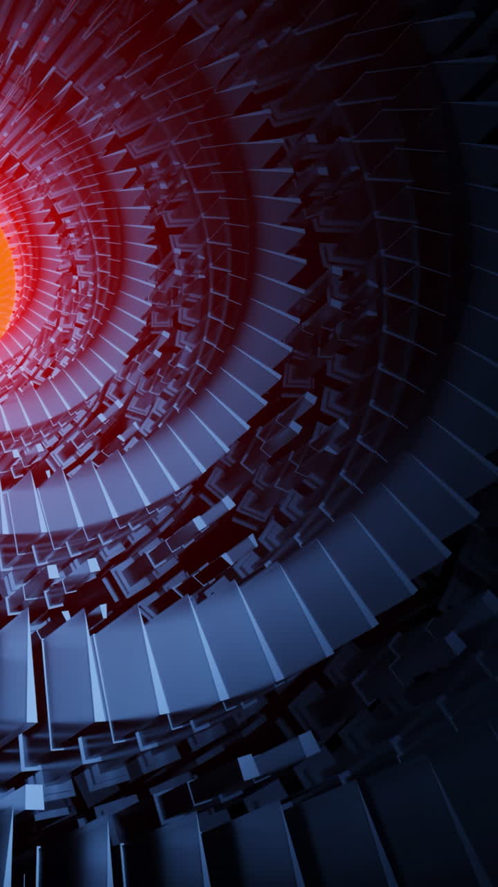 абстрактный технологический туннель