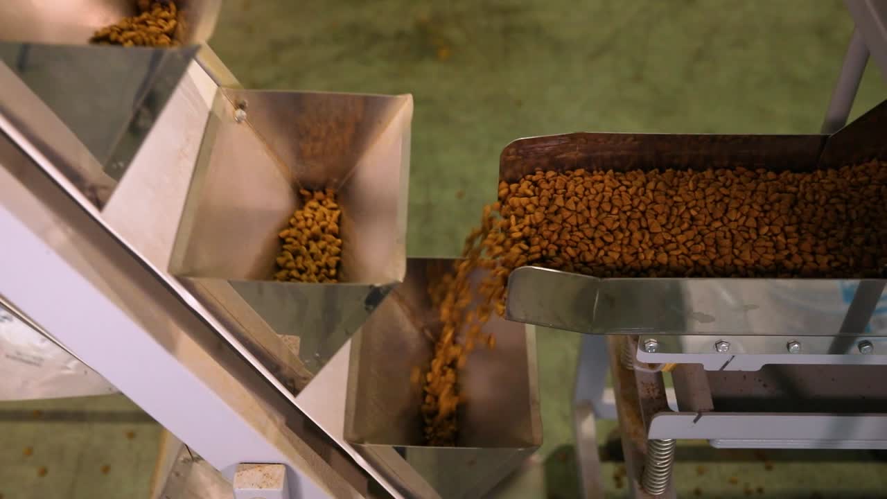 línea de producción de alimentos para mascotas