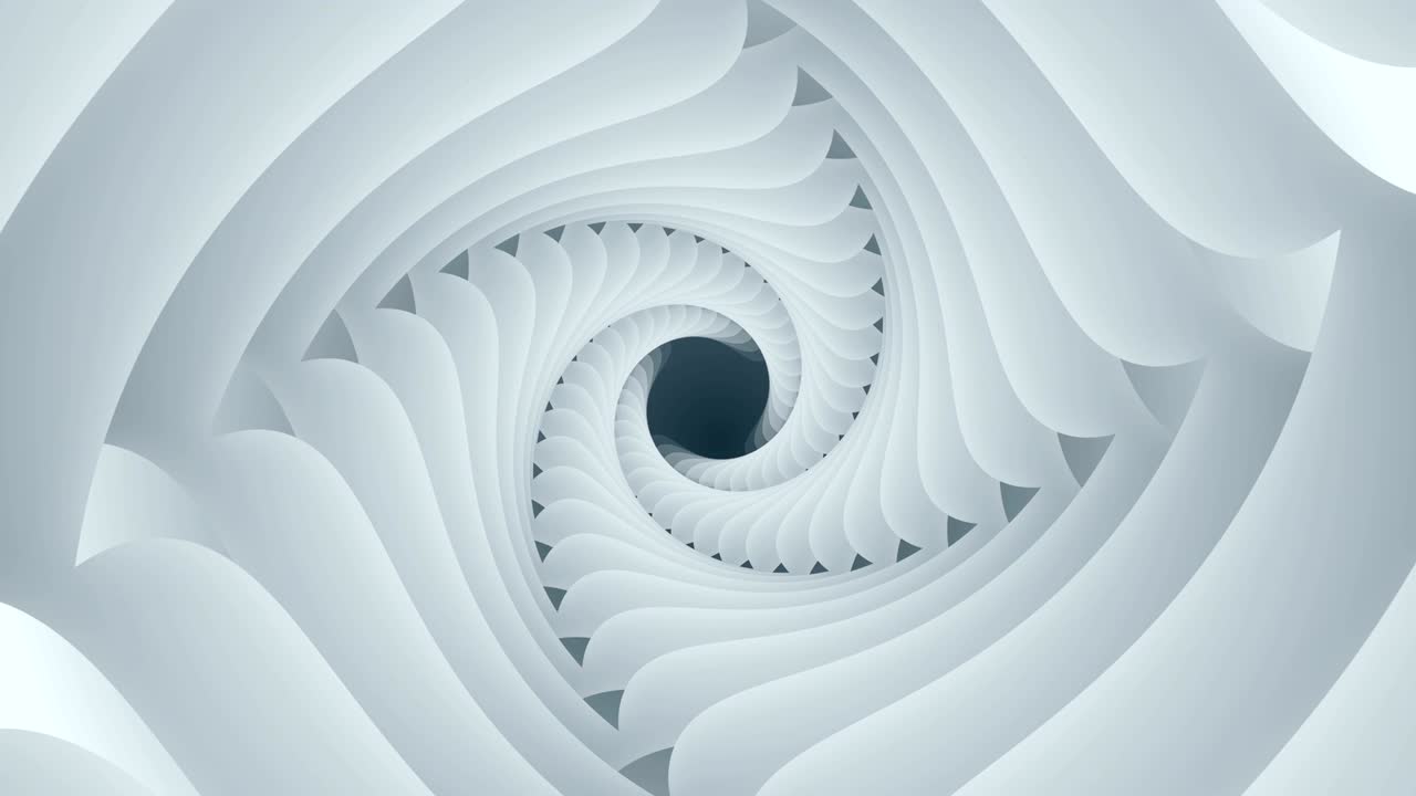 абстрактные фрактальные формы фоновая спиральная цикла анимация