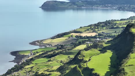 the antrim coast road in northern ireland