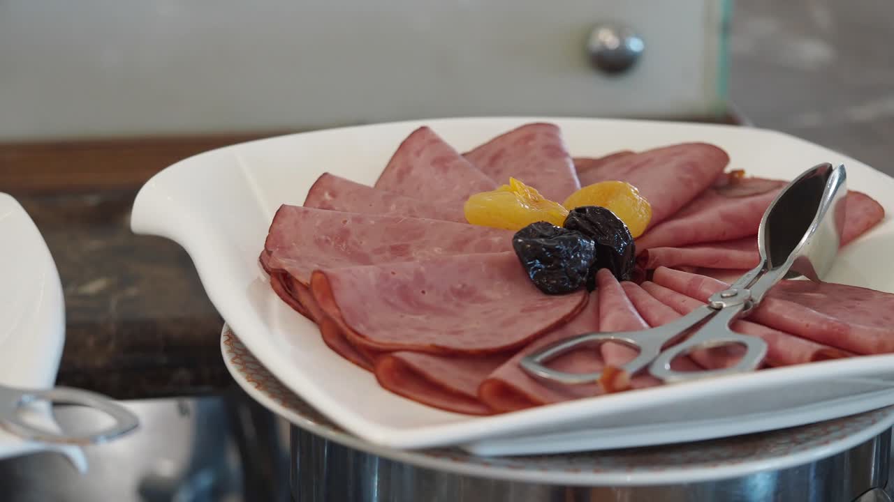 Ham and Fruit Platter