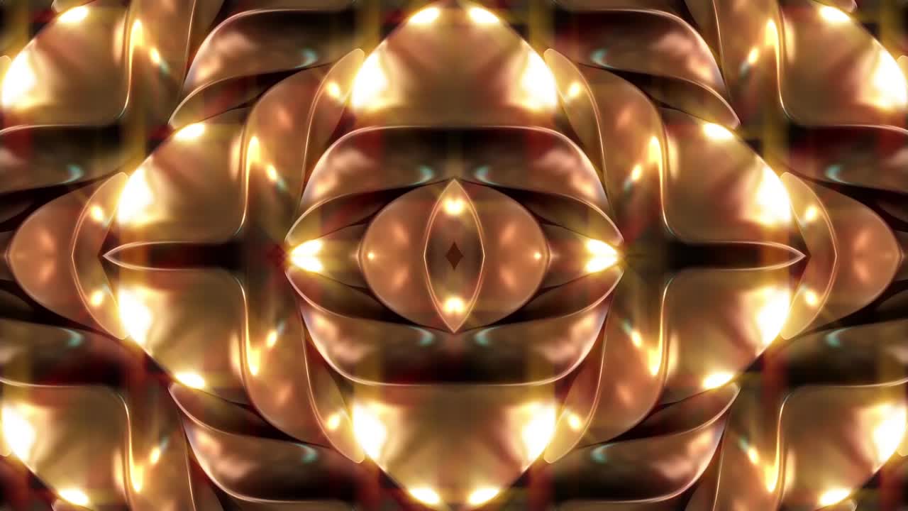 patrón geométrico abstracto dorado