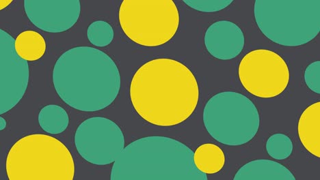 el fondo lleno de bolas animadas, después del efecto