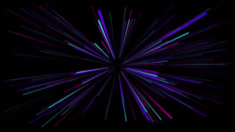 fondo geométrico circular animado abstracto