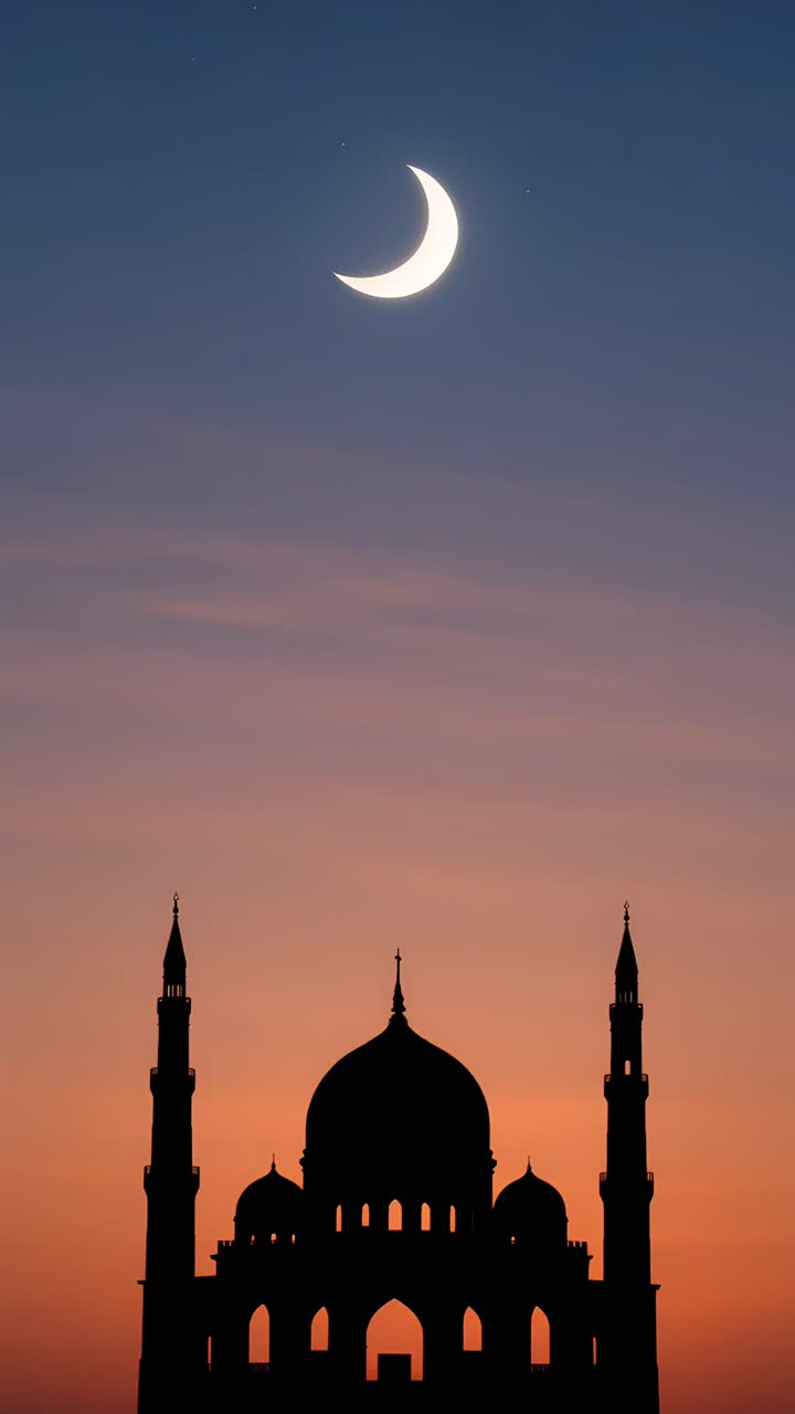 Eid al-Adha Moschea Sfondo islamico 4K
