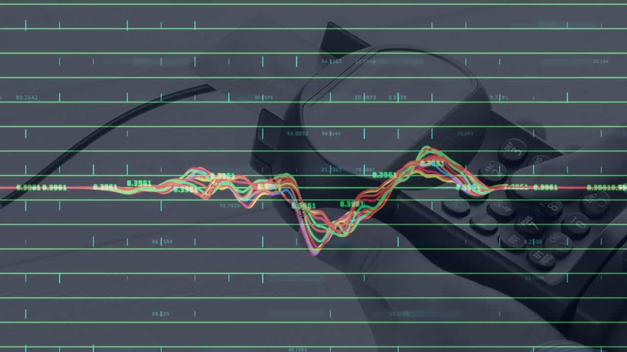 Animation of financial data processing over payment terminal