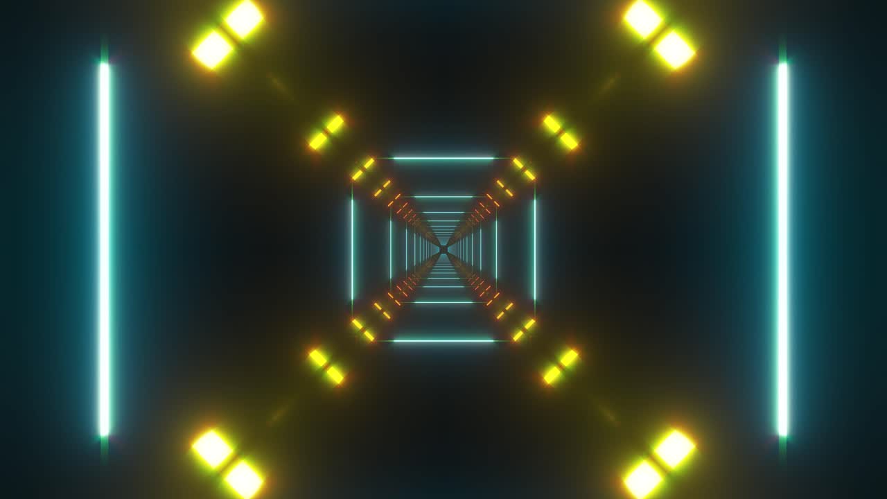 Neon Tunnel Visualizer