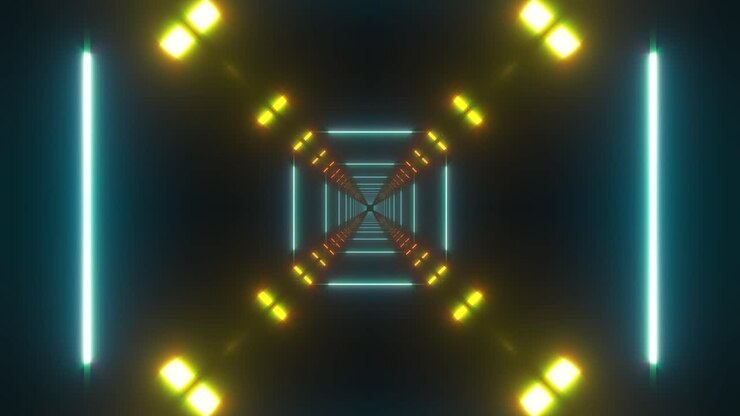 Neon Tunnel Visualizer