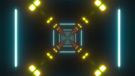 neon tunnel visualizer