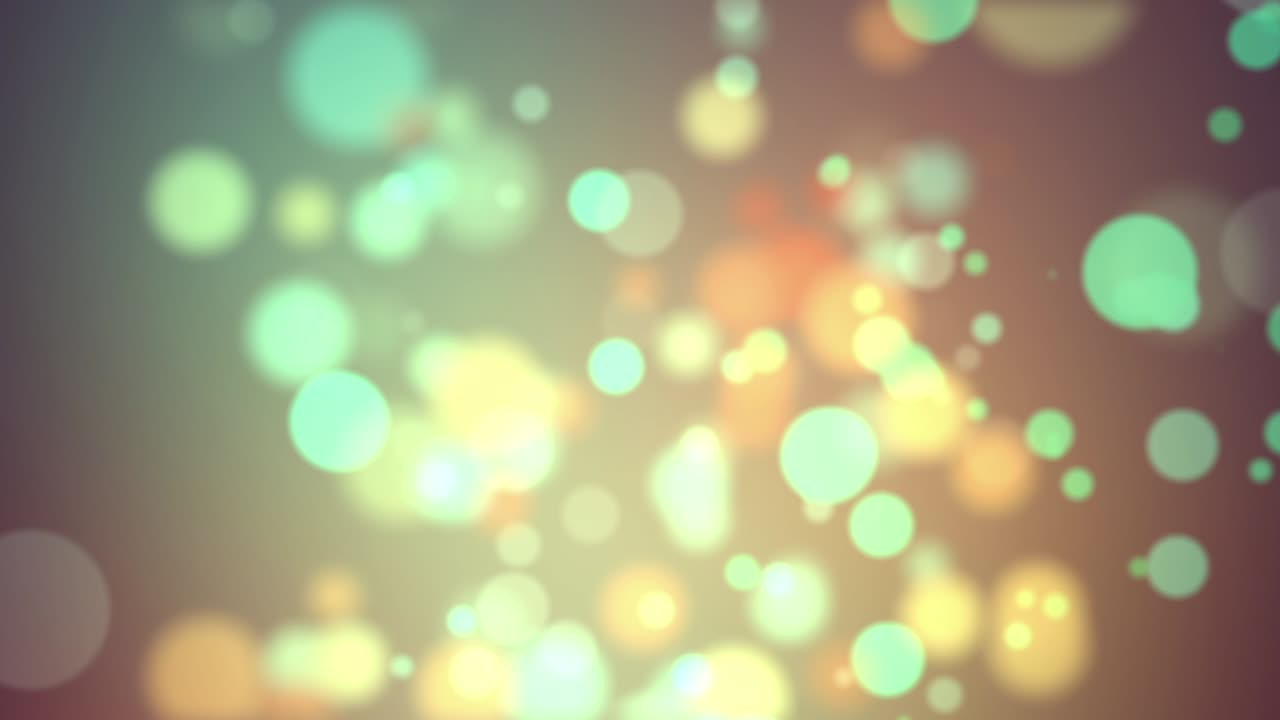 bucle azul de partículas en movimiento