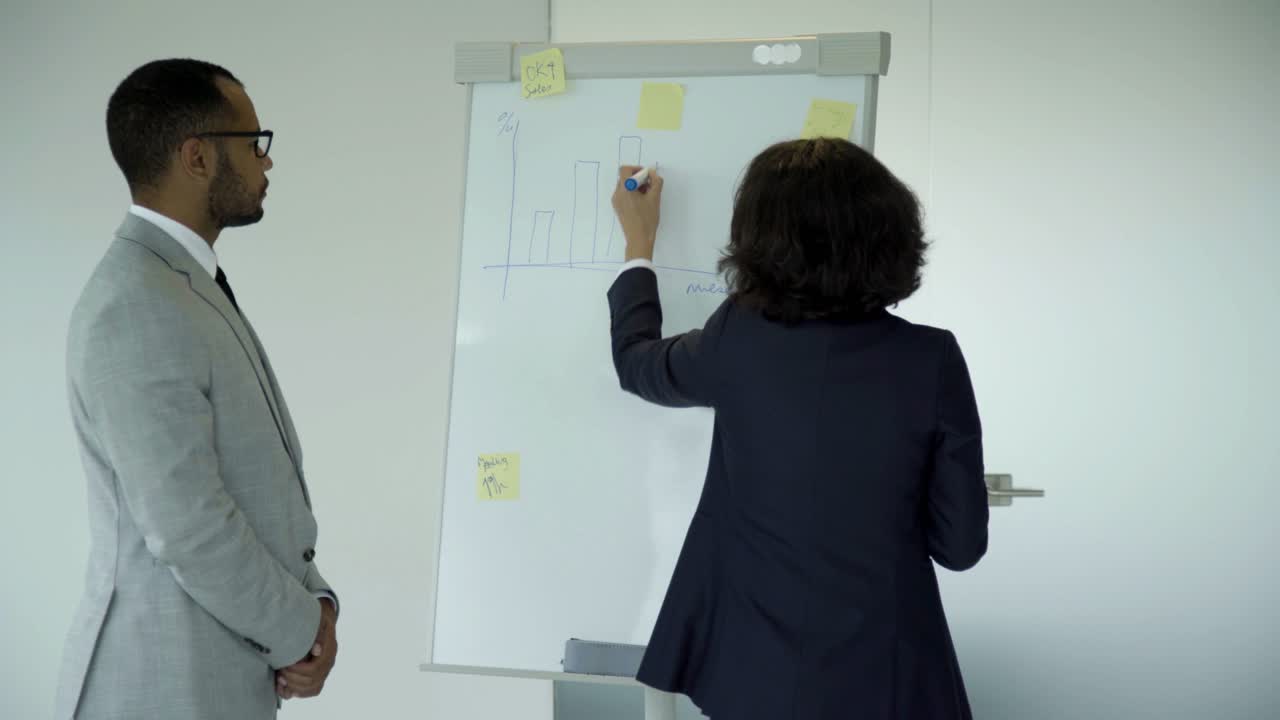 empleados asegurados dibujando gráficos a bordo