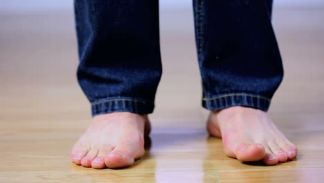 메일 발의 비디오 발가락을 흔들고