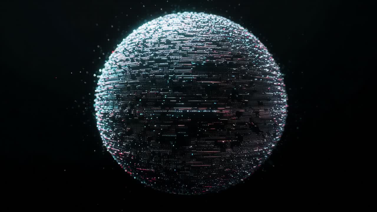 Abstract Digital Sphere