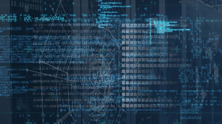 Scrolling Programming Code with Abstract Digital Network