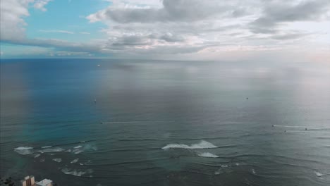 imágenes aéreas de drones de honolulu, hawaii