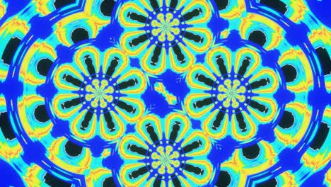 fantasía abstracta floral animación en bucle sin fin