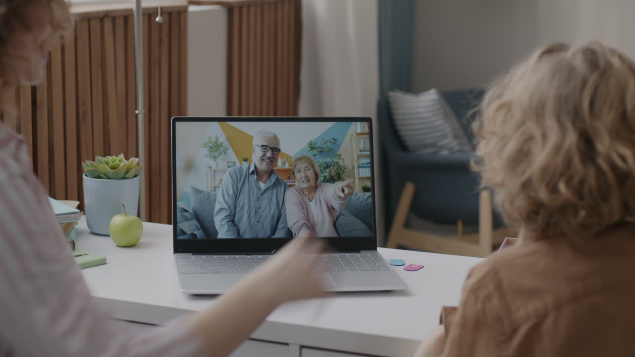 가족 화상 통화
