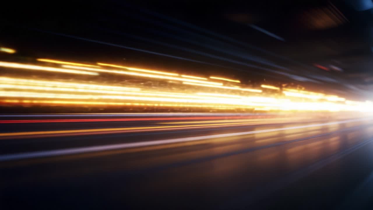 Captivating Motion Blur: A Stunning Showcase of Speed and Light Dynamics Captured in Two Frames, Illustrating the Energy and Fluidity of Movement Within a Fast-Paced Environment