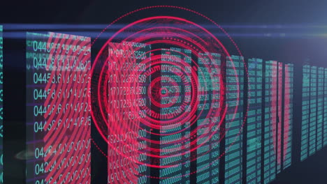 escaneo de alcance contra el procesamiento de datos de seguridad cibernética