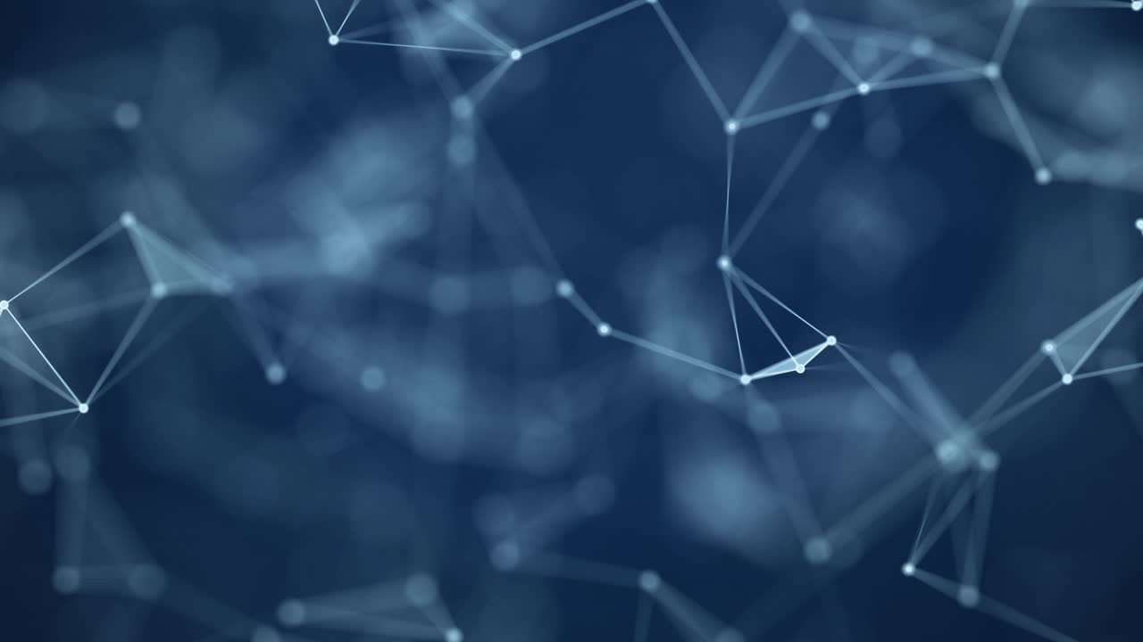 4K video plexus looped animation.