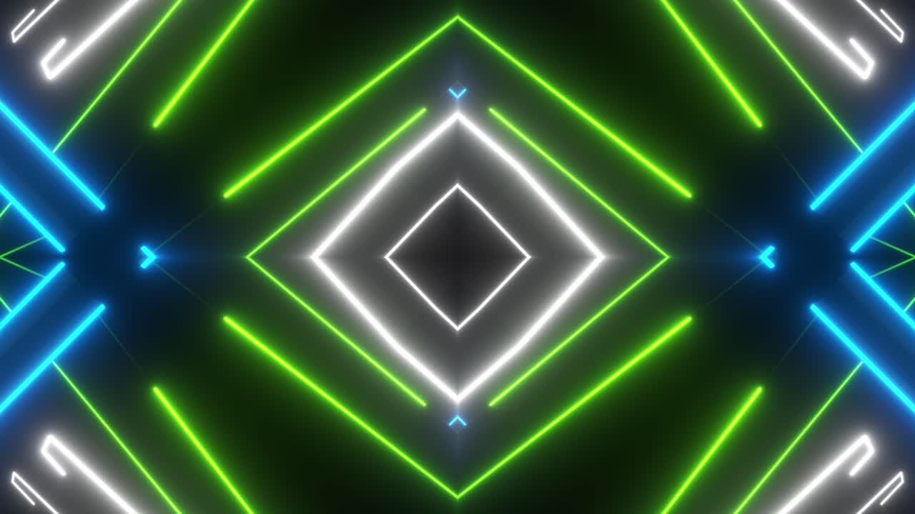 patrón geométrico de neón