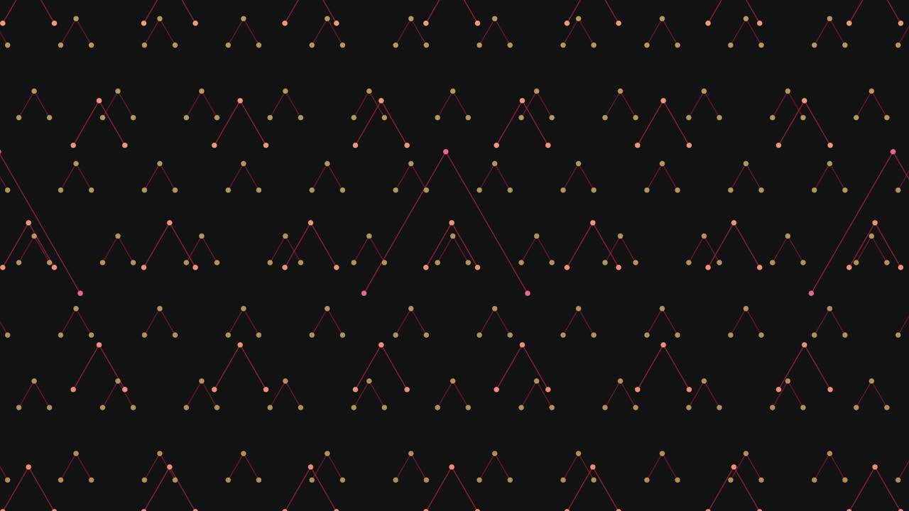 An eye-catching black and pink geometric pattern of alternating triangles, forming a dynamic zigzag design. The repeated arrangement creates a visually striking and harmonious overall image