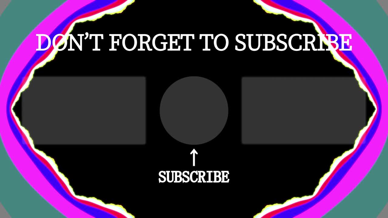 사이키델릭 플래시 엔드 카드 엔딩 스크린 모션 그래픽