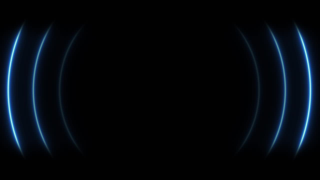 추상적인 네온 서클