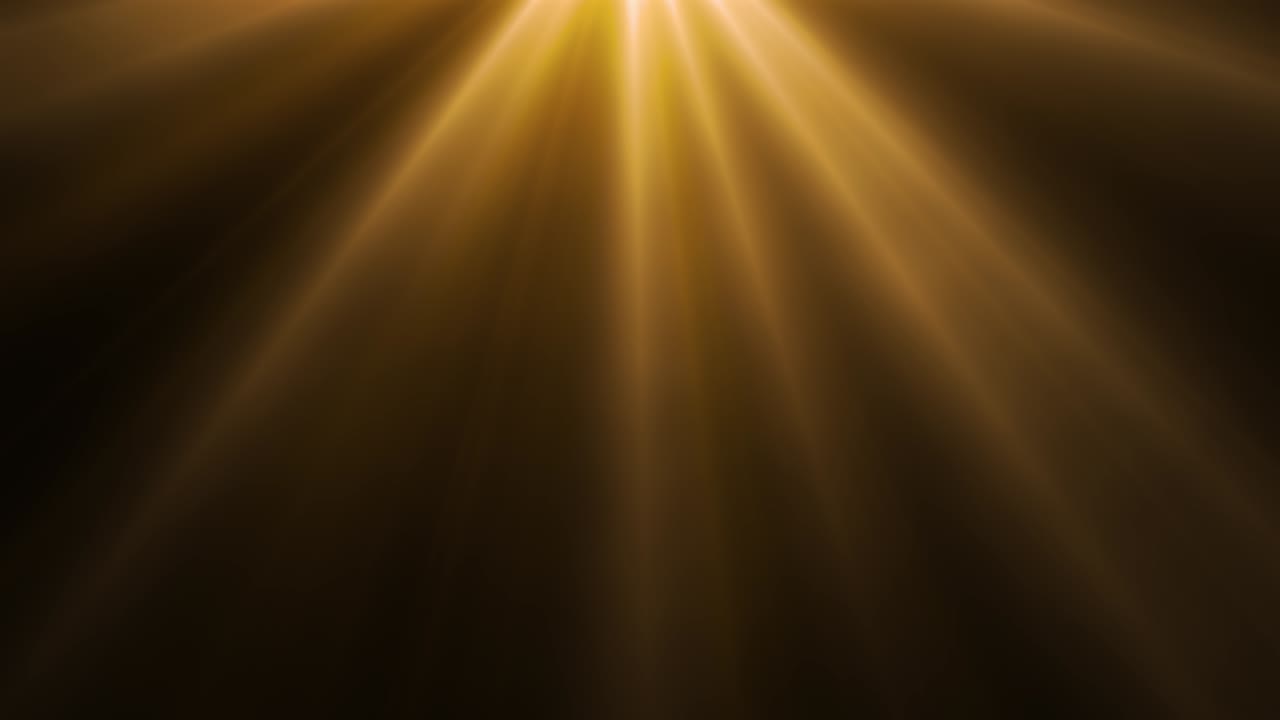 Golden lights on dark background