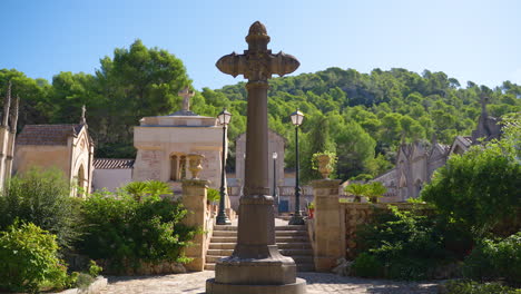 a beautiful cemetery in spain