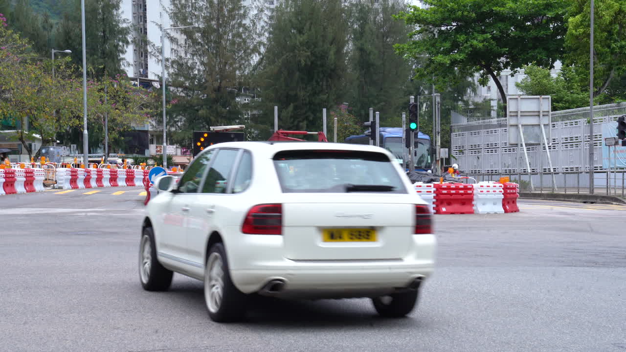 공사중인 로터리