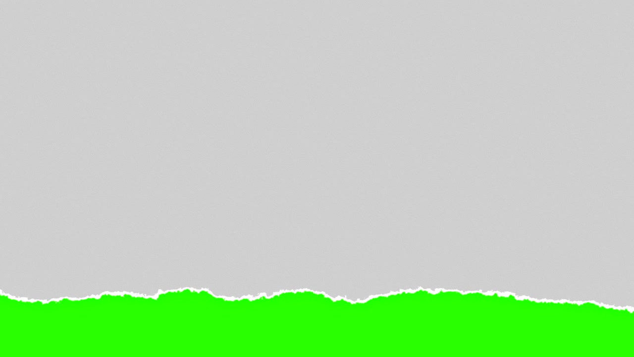 크로마 키 녹색에 다중 어진 효과를 가진 수평 회색 어진 종이