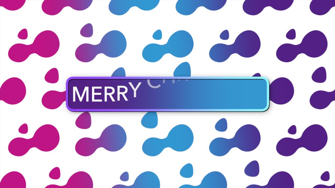 색 바탕에 분홍색과 보라색 액체 패턴으로 메리 크리스마스