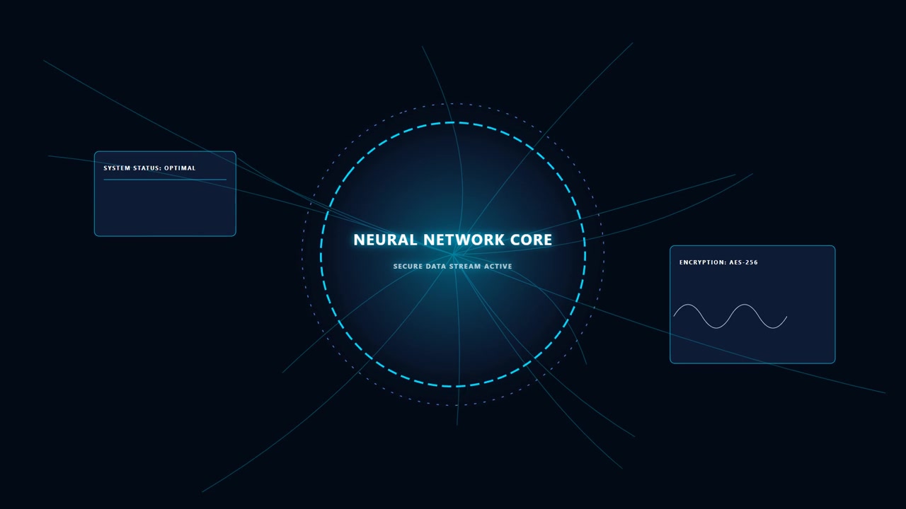 Digital Neural Network Core Interface with Data Stream Visualization