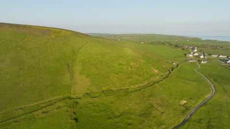 irish countryside and coastal views
