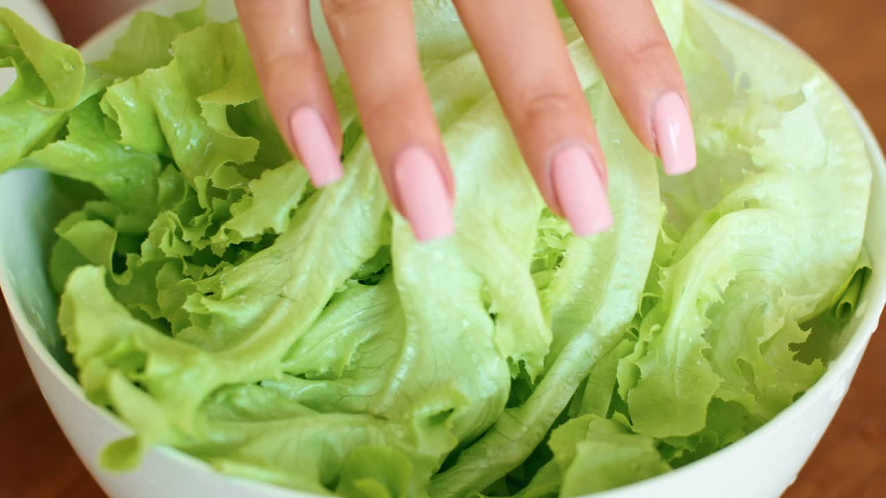 Fresh Lettuce in a Bowl
