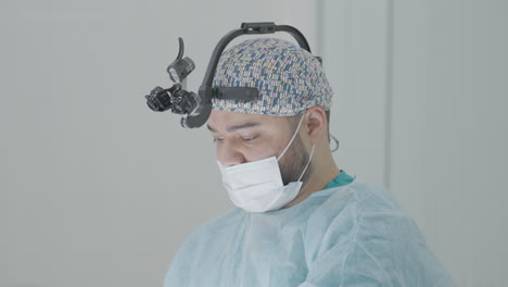 surgeon in operating room