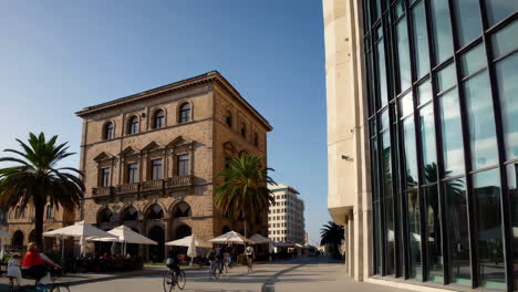 barcelona cityscape with historic and modern architecture