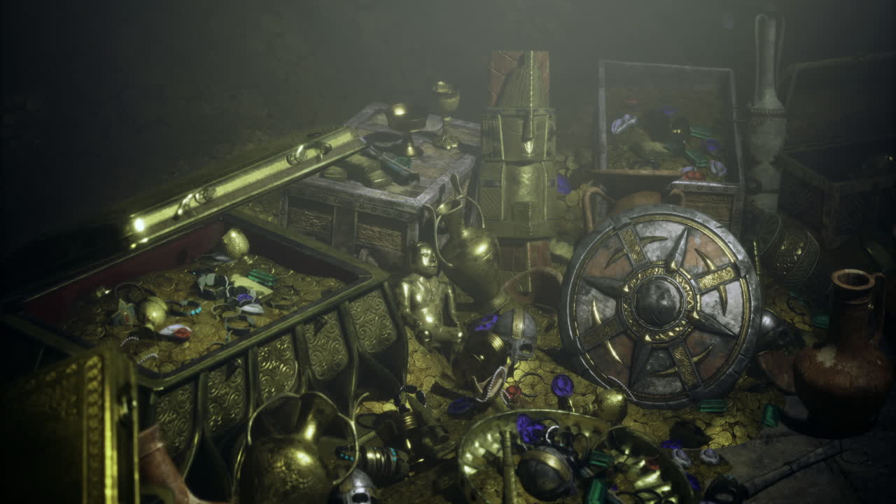 Treasure trove of ancient artifacts and gold discovered in hidden chamber