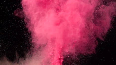 pink powder explosion