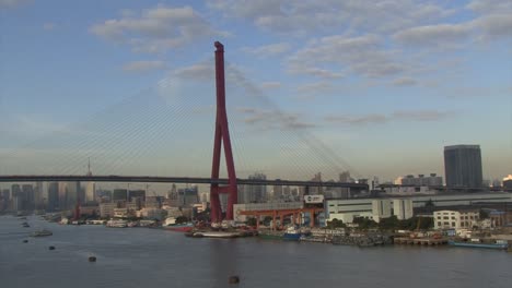 the yangpu bridge in shanghai china