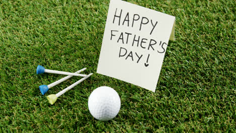 Happy-fathers-day-message-with-sports-equipments