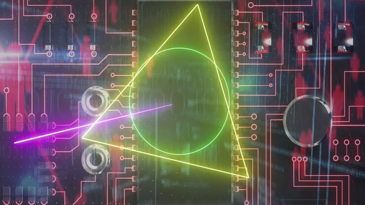 Animation of data processing over network of connections