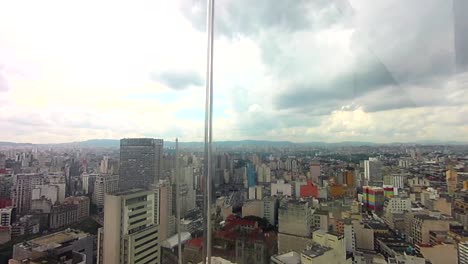 Sao-Paulo,-Vista-De-La-Ciudad-Desde-El-Techo-Del-Edificio