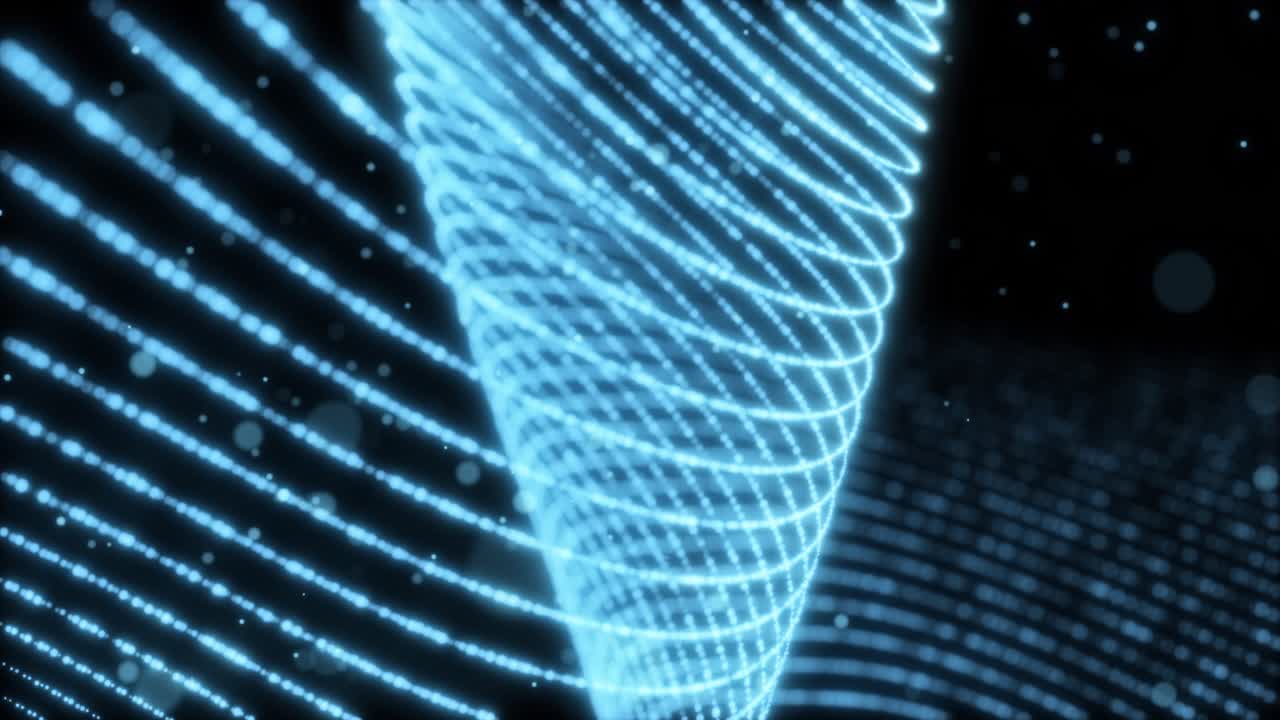 추상적인 파란색 나선형 디자인