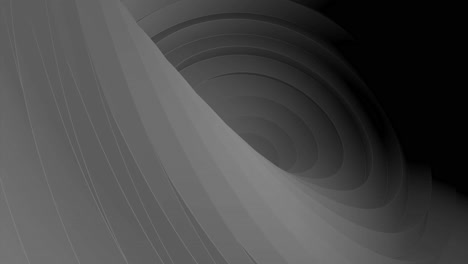 abstract grey and black spiral design